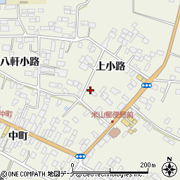 宮城県登米市米山町西野上小路52周辺の地図