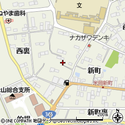 宮城県登米市米山町西野新町101周辺の地図