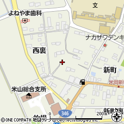 宮城県登米市米山町西野新町67周辺の地図
