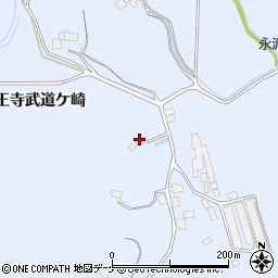 宮城県登米市米山町善王寺武道ケ崎周辺の地図