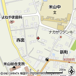 宮城県登米市米山町西野新町106周辺の地図