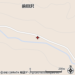 宮城県登米市津山町横山前田沢162周辺の地図