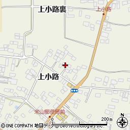 宮城県登米市米山町西野上小路46周辺の地図