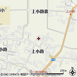 宮城県登米市米山町西野上小路43周辺の地図