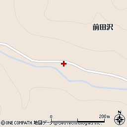 宮城県登米市津山町横山前田沢155周辺の地図