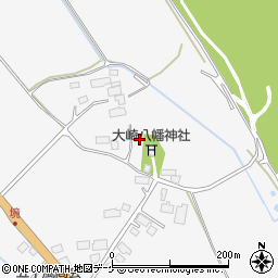 宮城県大崎市岩出山下野目境周辺の地図