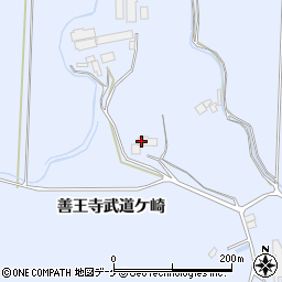 宮城県登米市米山町善王寺武道ケ崎92周辺の地図