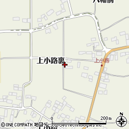 宮城県登米市米山町西野上小路裏周辺の地図