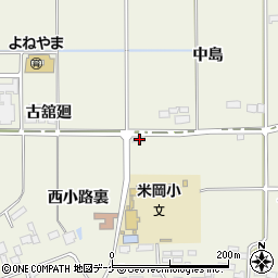 宮城県登米市米山町西野古舘廻18周辺の地図