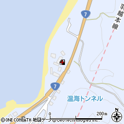 ａｐｏｌｌｏｓｔａｔｉｏｎ温海ＳＳ周辺の地図