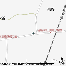 宮城県栗原市瀬峰泉谷87-4周辺の地図
