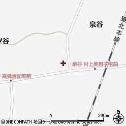 宮城県栗原市瀬峰泉谷87-1周辺の地図