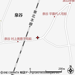 宮城県栗原市瀬峰泉谷73-1周辺の地図