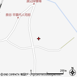 宮城県栗原市瀬峰泉谷37-10周辺の地図