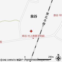宮城県栗原市瀬峰泉谷78-1周辺の地図