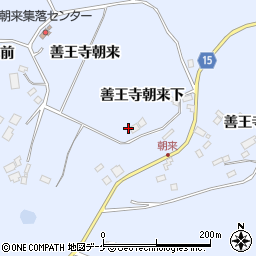 宮城県登米市米山町周辺の地図