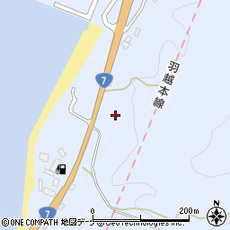 山形県鶴岡市温海米子周辺の地図