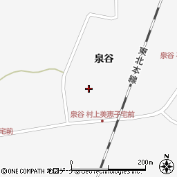 宮城県栗原市瀬峰泉谷80-2周辺の地図