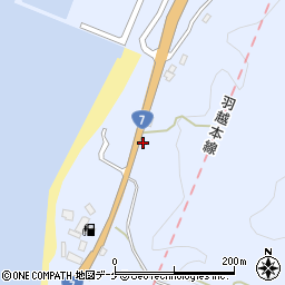 山形県鶴岡市温海米子262周辺の地図