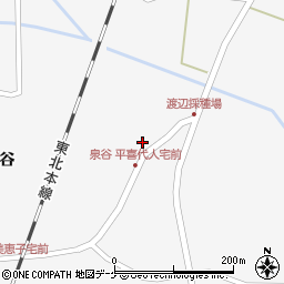 宮城県栗原市瀬峰泉谷135周辺の地図