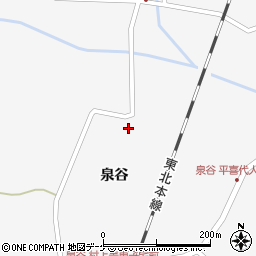 宮城県栗原市瀬峰泉谷123周辺の地図