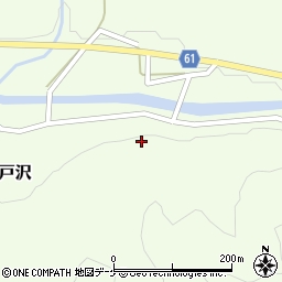 山形県鶴岡市戸沢甲周辺の地図