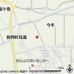 宮城県登米市米山町西野今平周辺の地図