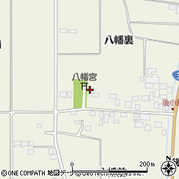 宮城県登米市米山町西野後小路76周辺の地図