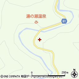 山形県鶴岡市戸沢（上川内）周辺の地図
