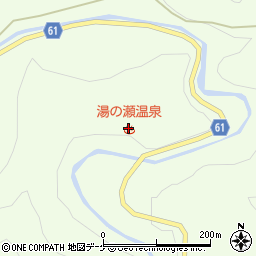 山形県鶴岡市戸沢神子谷周辺の地図