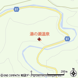 山形県鶴岡市戸沢（神子谷）周辺の地図