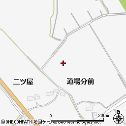 宮城県大崎市岩出山下野目道場分前周辺の地図