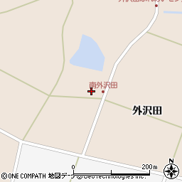 宮城県栗原市高清水外沢田189周辺の地図