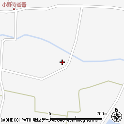宮城県栗原市瀬峰二又周辺の地図