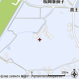 宮城県登米市米山町桜岡峯前子190周辺の地図