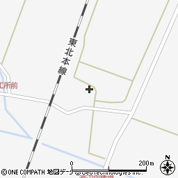 宮城県栗原市瀬峰三番江129周辺の地図