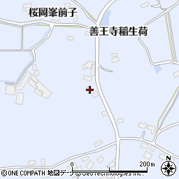 宮城県登米市米山町桜岡峯前子173-2周辺の地図