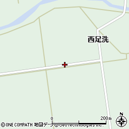 宮城県登米市米山町中津山成田周辺の地図