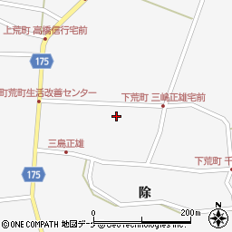 宮城県栗原市瀬峰新井屋敷周辺の地図