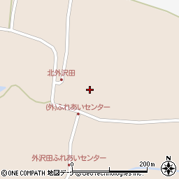 宮城県栗原市高清水外沢田108-2周辺の地図