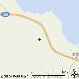 宮城県南三陸町（本吉郡）戸倉（合羽沢）周辺の地図