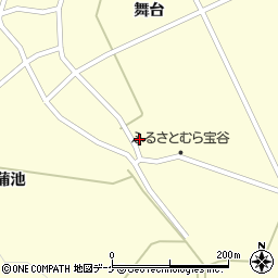 山形県鶴岡市宝谷舞台167周辺の地図