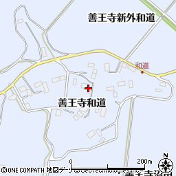 宮城県登米市米山町善王寺和道周辺の地図