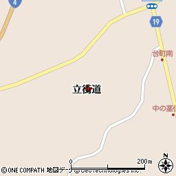 宮城県栗原市高清水立街道周辺の地図