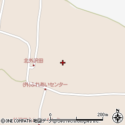 宮城県栗原市高清水外沢田108-5周辺の地図