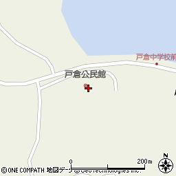 南三陸町戸倉公民館図書室周辺の地図