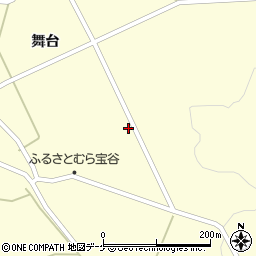 山形県鶴岡市宝谷舞台225周辺の地図