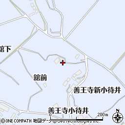 宮城県登米市米山町舘前周辺の地図