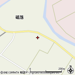 宮城県登米市米山町西野砥落前360周辺の地図