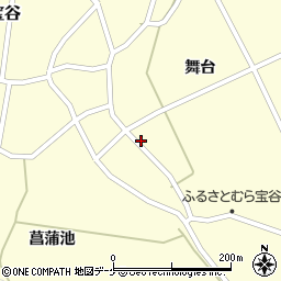 山形県鶴岡市宝谷舞台153周辺の地図